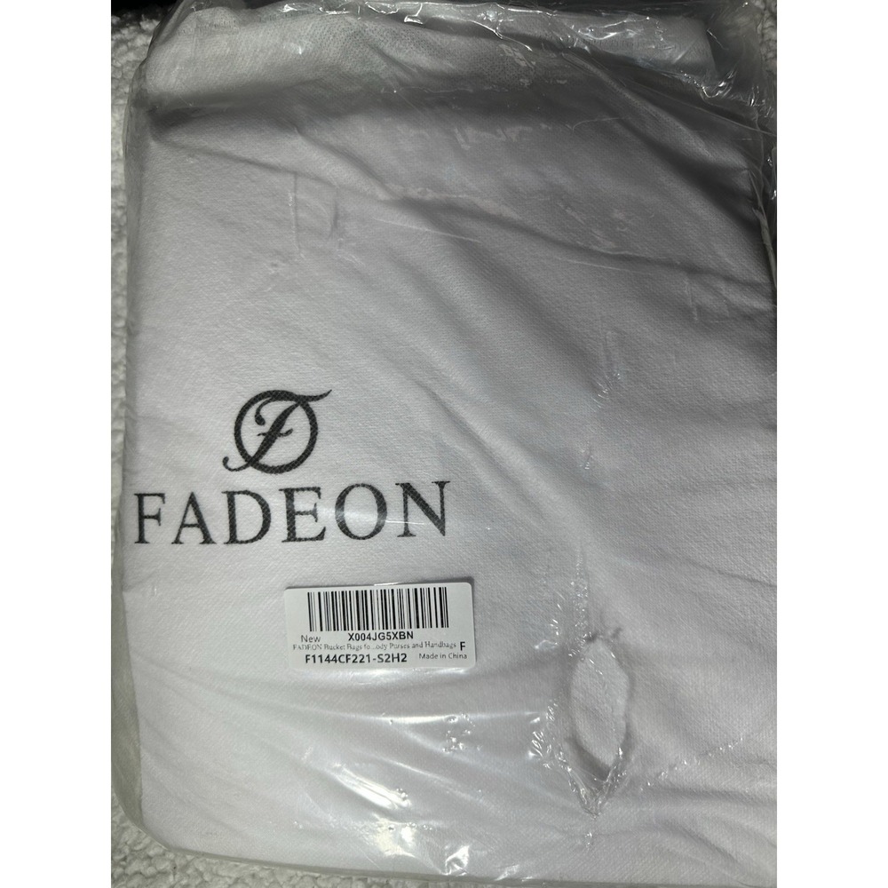 FADEON Crossbody Purse - Off-White w embroidered straps Bag NEW w/ Tags - Picture 5 of 5